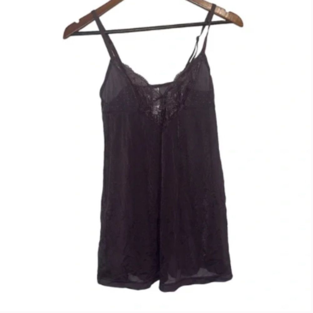 Gilligan O'malley Dark Purple Eggplant Lingerie Dress